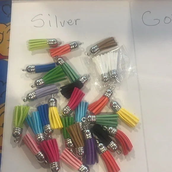 QR Code Keychain with Tassel Pick Your Color - Picture 9 of 17